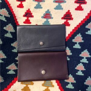 Bundle Portland Leather Goods Rancher wallets made of full-grain leather.